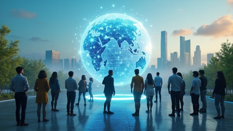    Искусственный интеллект преобразует жизнь, влияние ИИ на общество и экономическую безопасность, лидерство в эпоху технологий и будущее без неравенства.