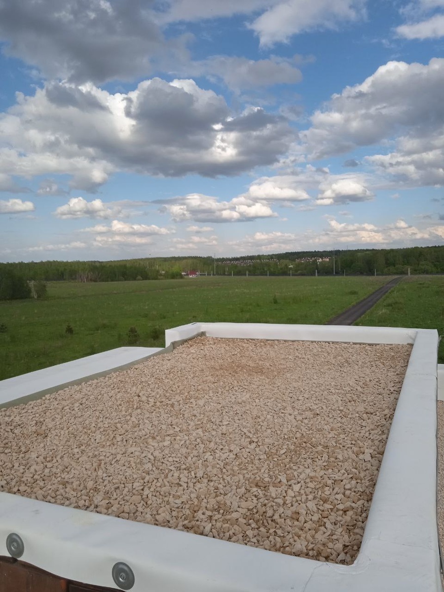 Балластная кровельная система с мембраной ТПО UltraPly Firestone/Elevate