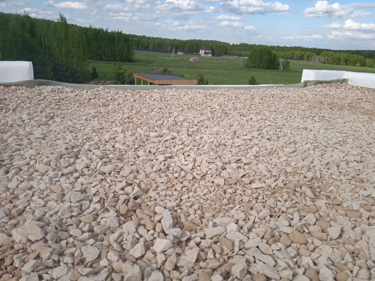 Балластная кровельная система с мембраной ТПО UltraPly Firestone/Elevate