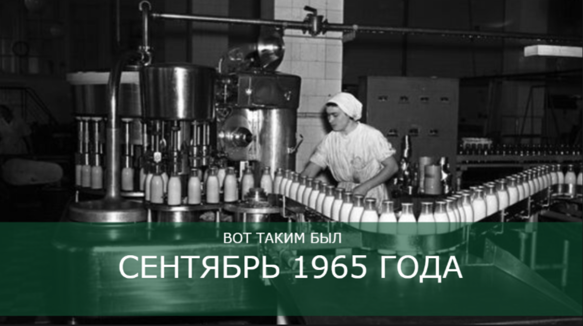 На молочной фабрике, 1965 год.