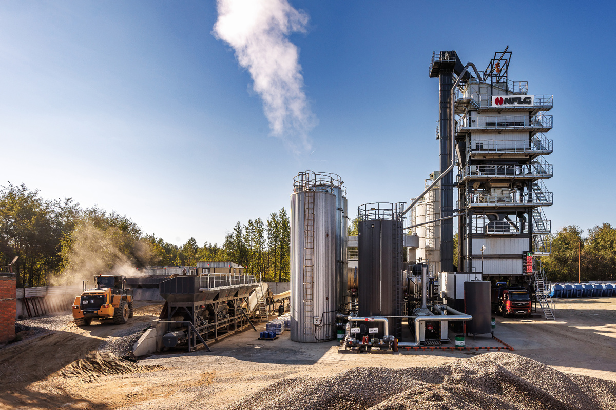 Асфальтобетонный завод - проект компании SOLOMATIC 