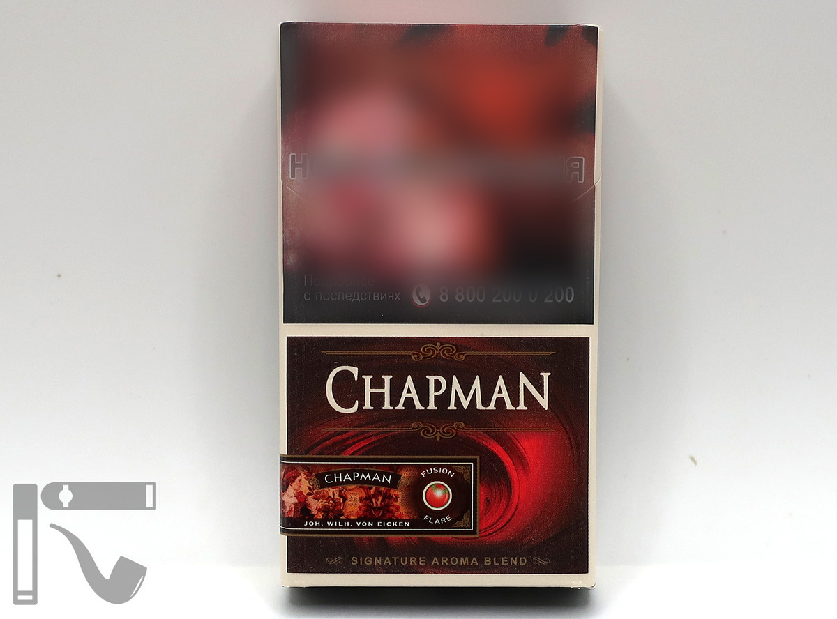 Сигареты Chapman Fusion Flare. Фото: © канал "Уголок Курильщика"