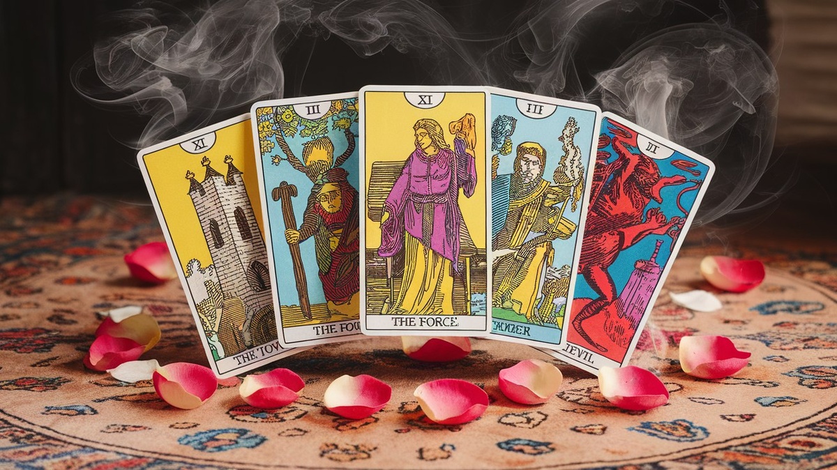 Башня Жрица Сила Император Дьявол