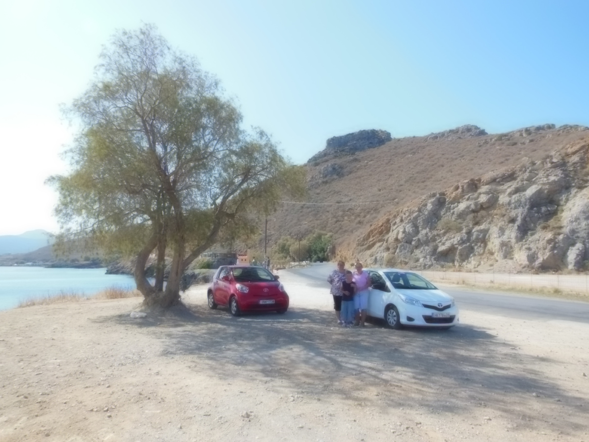 По дороге на Балос. Деревня Трахилось в бухте Кисамос  