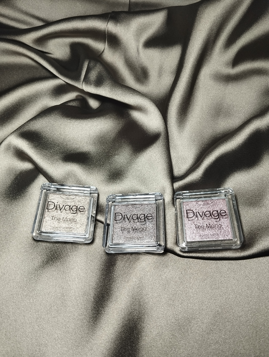 DIVAGE eye shadow the mono в оттенках 2;3;4 стоимостью 250 руб. 