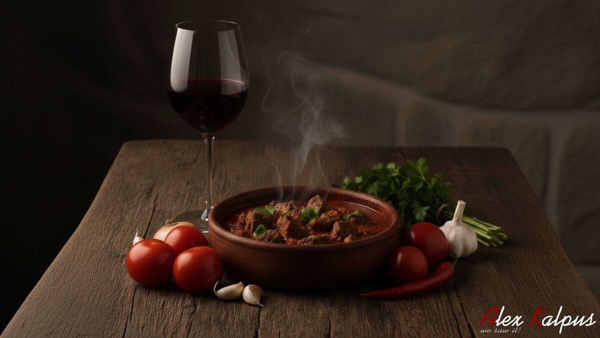 Остри (ოსტრი) - это одно из самых ярких и запоминающихся блюд грузинской кухни, которое представляет собой тушеное мясо с острыми и ароматными специями. 