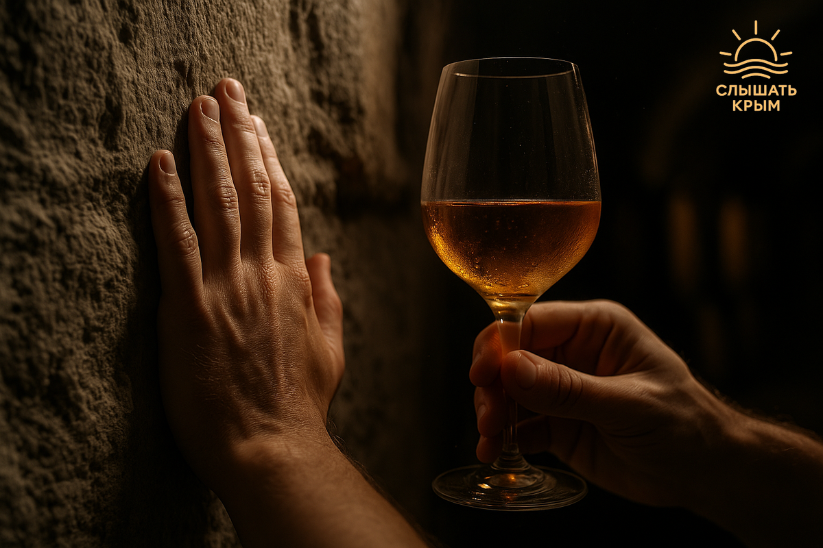 Море говорит светом, виноград отвечает.