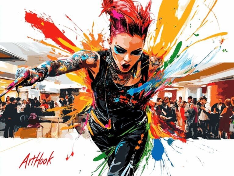    Перформанс художника на вашем мероприятии: как создать незабываемую атмосферу и оставить след в сердцах гостей Art-Hook.Ru