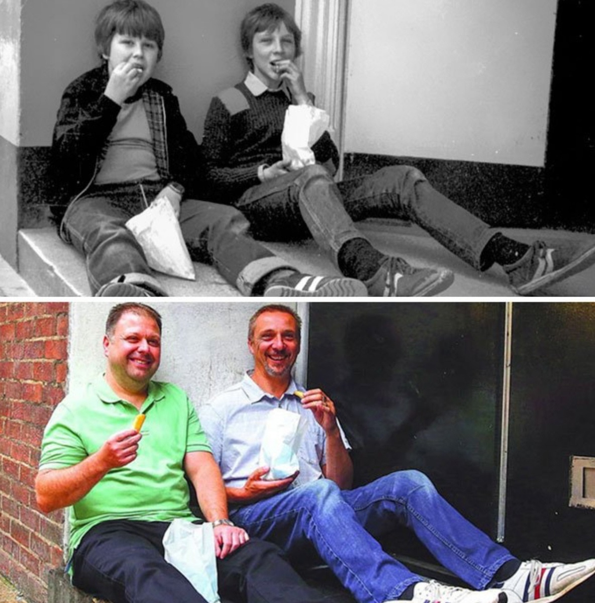 Школьные друзья с годами меняются (из сети)