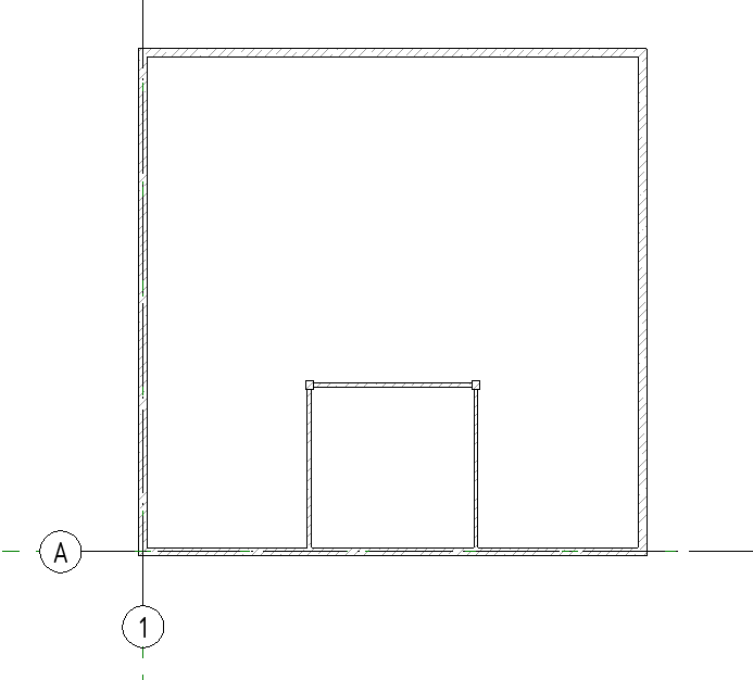                                                             Отображение осей на плане этажа
