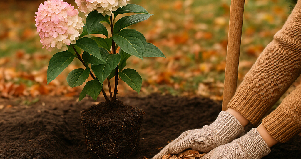 Как правильно посадить гортензию осенью, чтобы она хорошо прижилась