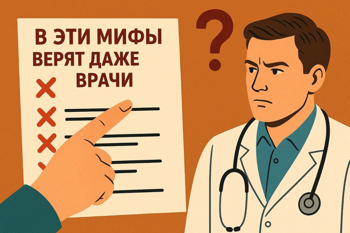 5 популярных мифов о здоровье, в которые верят даже сами врачи