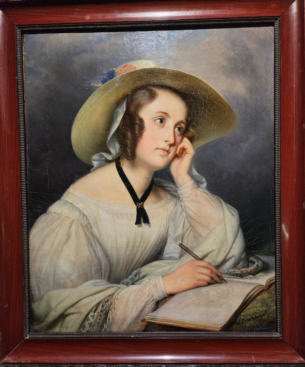 Карл Фон Штёйбен. Портрет неизвестной.