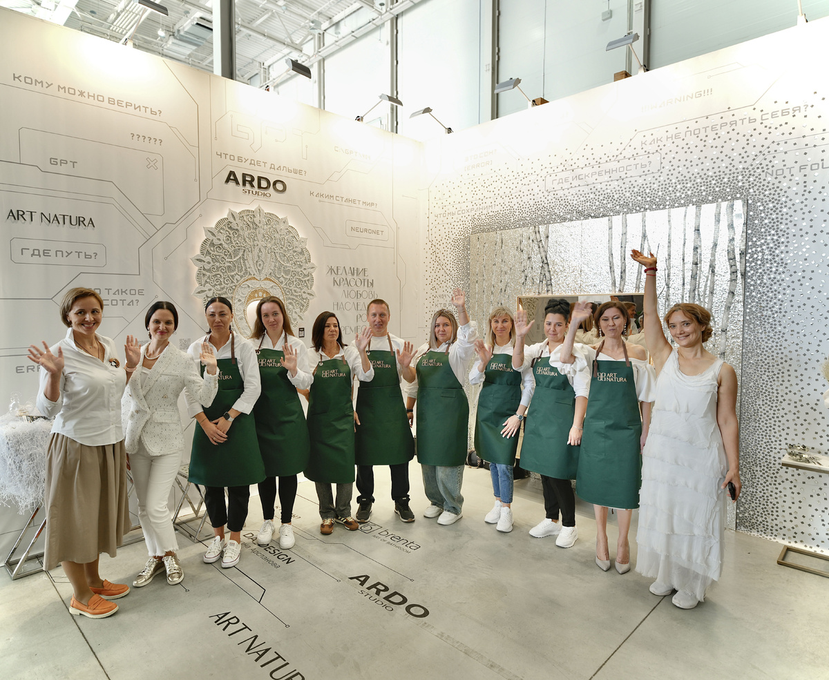 Мозаичисты ART NATURA на выставке MADE IN RUSSIA EXPO 2025