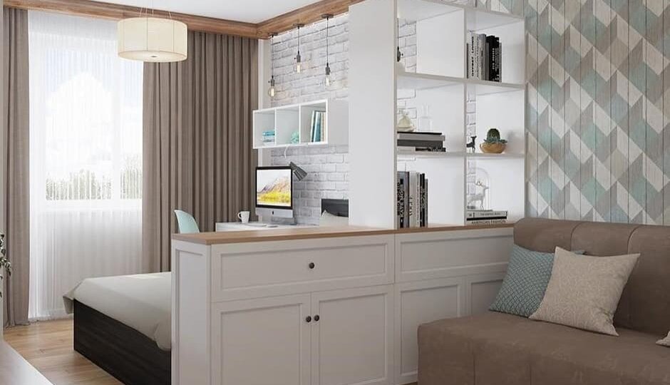 Как разделить комнату на две зоны: практичные идеи для любого интерьера