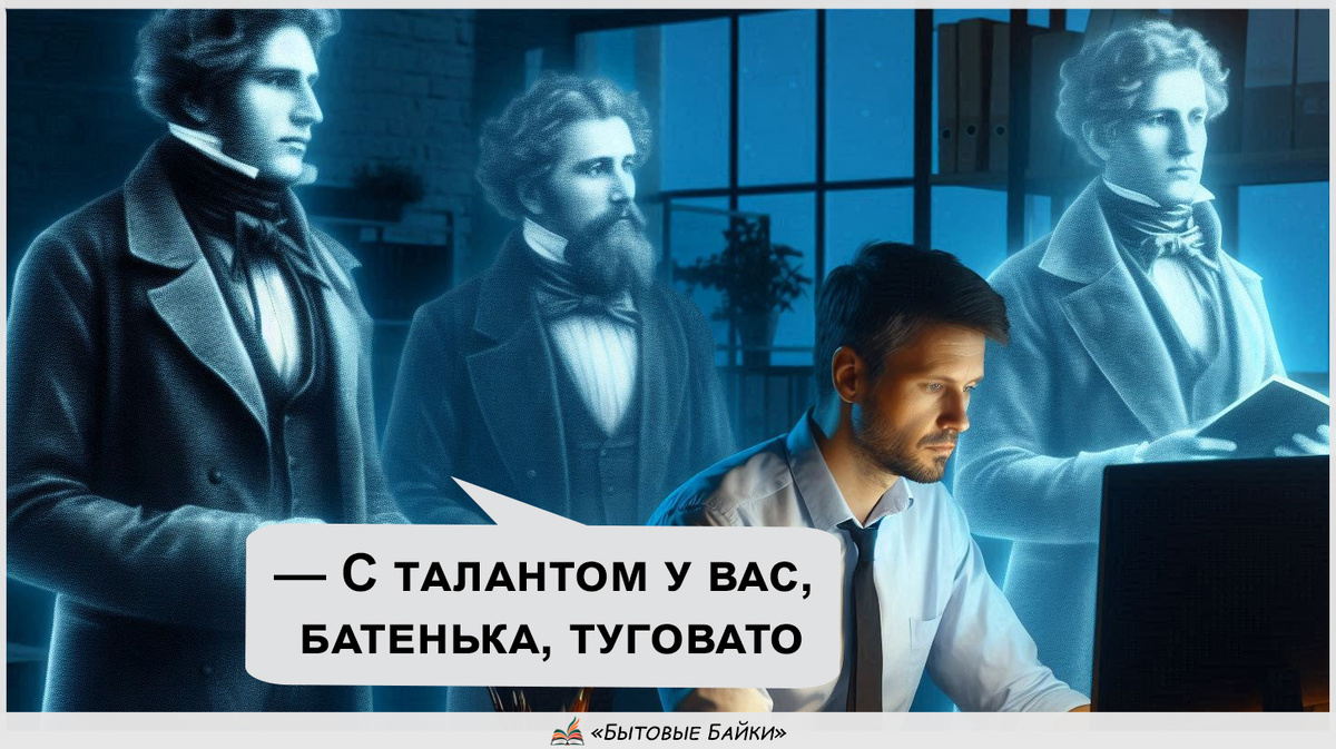 Извините, я случайно вызвал дух Пушкина - Рассказ