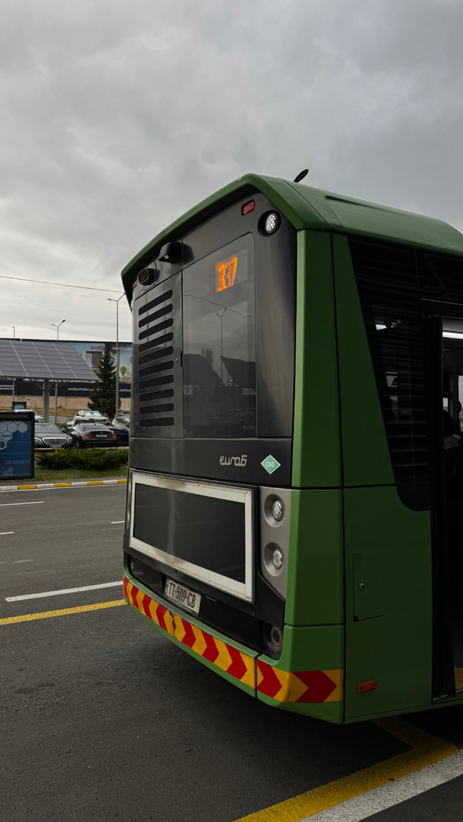 Автобус 337. Выходите из аэропорта и идёте направо к углу терминала. Там увидите табло с расписанием.