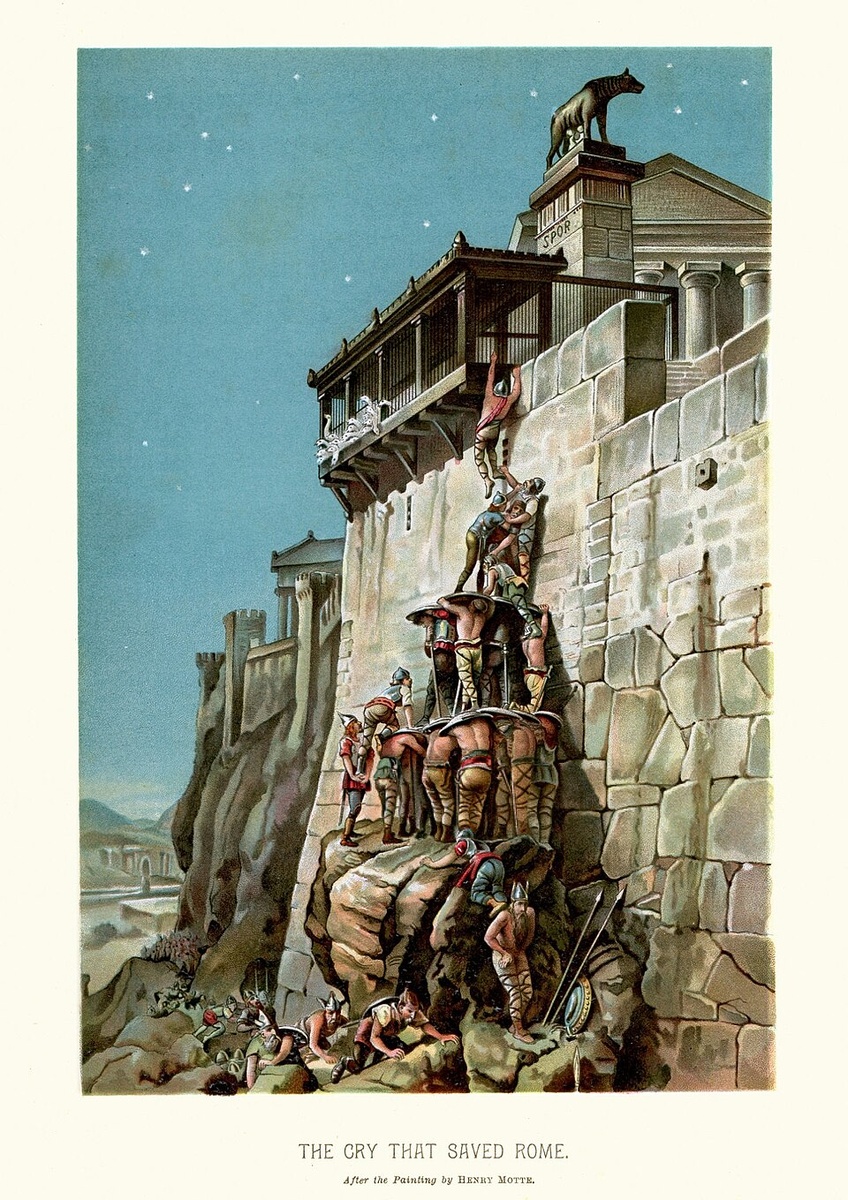 Марк Мандий и гуси