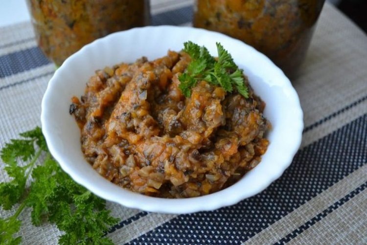 Рецепт икры из опят