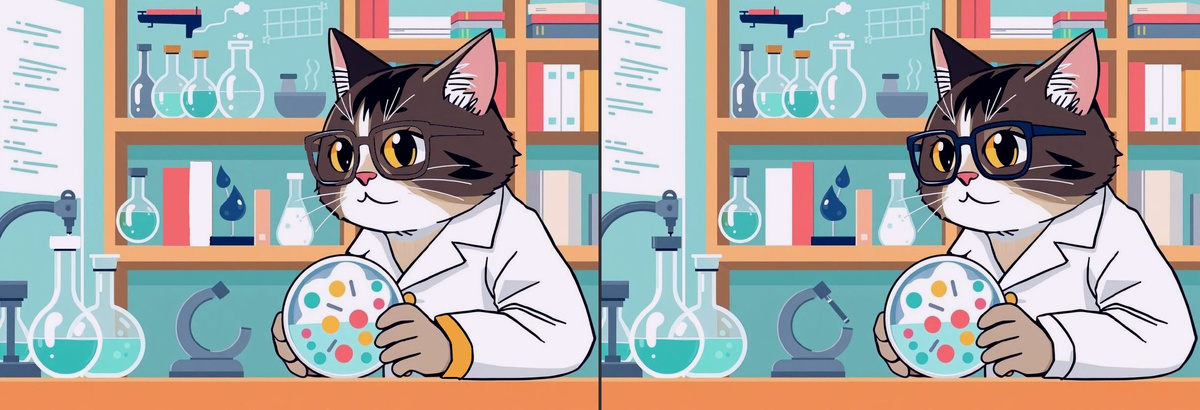 Найдите 11 отличий