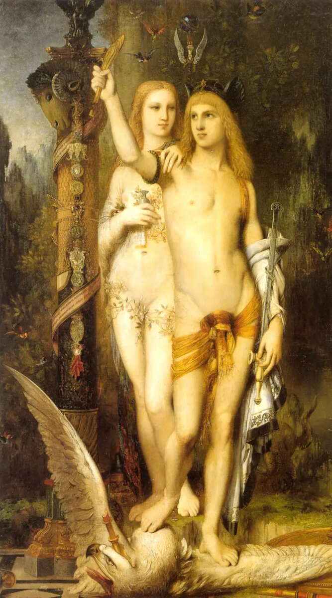 Ясон и Медея. 1865 , 204×121.5 см
