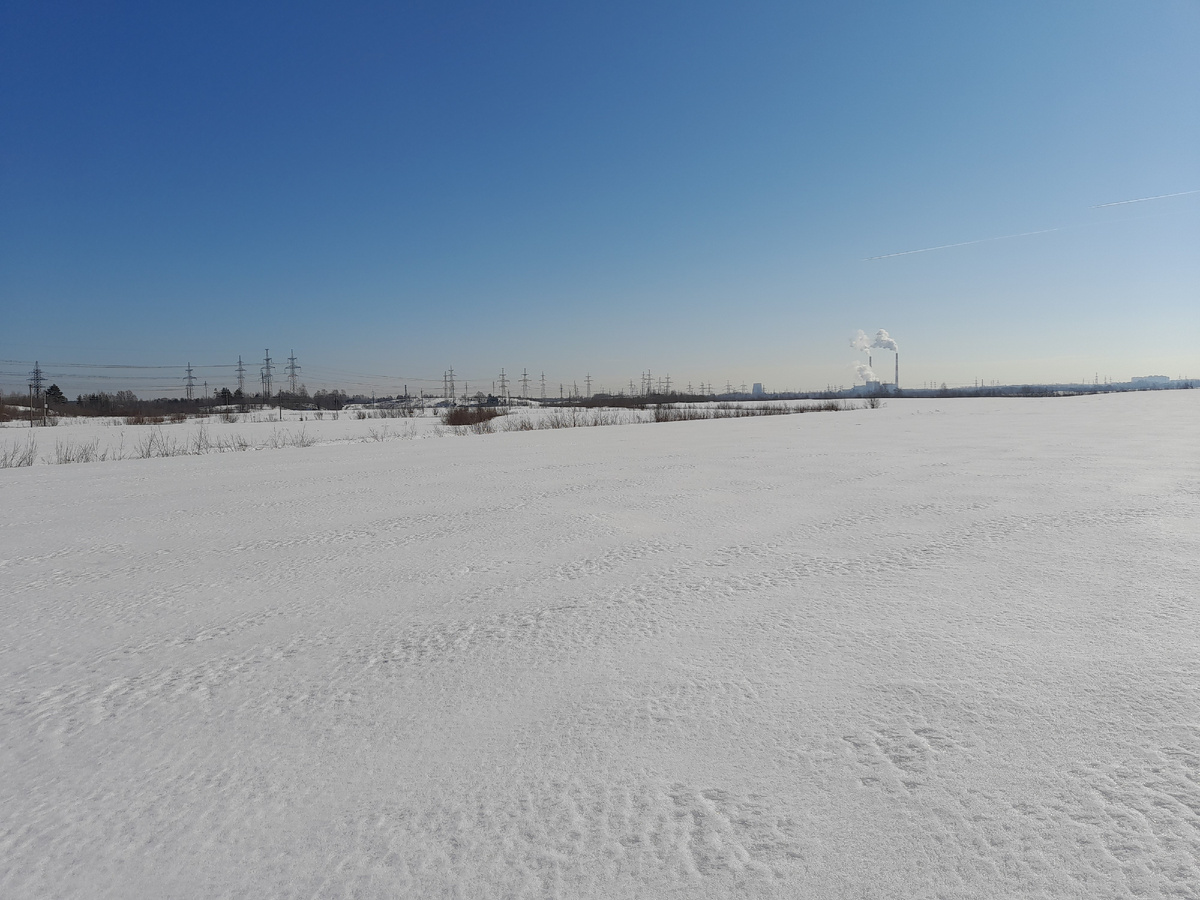 такой плотный снег в марте становится редкостью. ФОТО АВТОРА