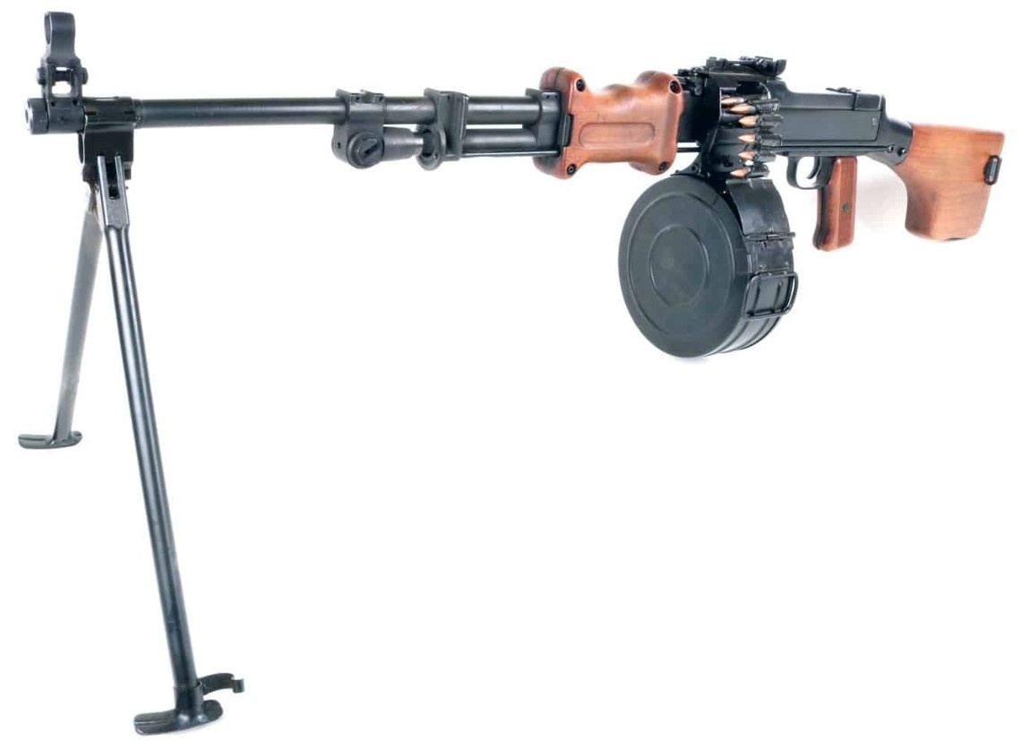 Ручной пулемет Дегтярева.
