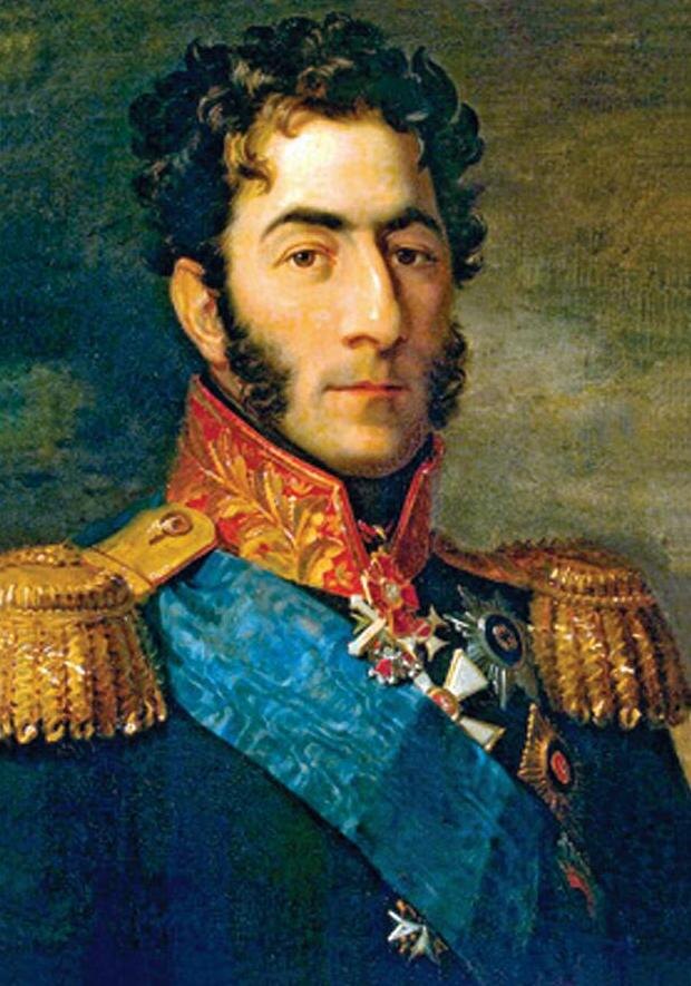 «Портрет Петра Багратиона (1765-1812)», художник Джордж Доу. Изображение из открытых источников