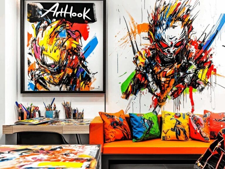    Оформление стен в детской комнате: как создать уникальный мир для вашего ребенка с помощью граффити-декора Art-Hook.Ru