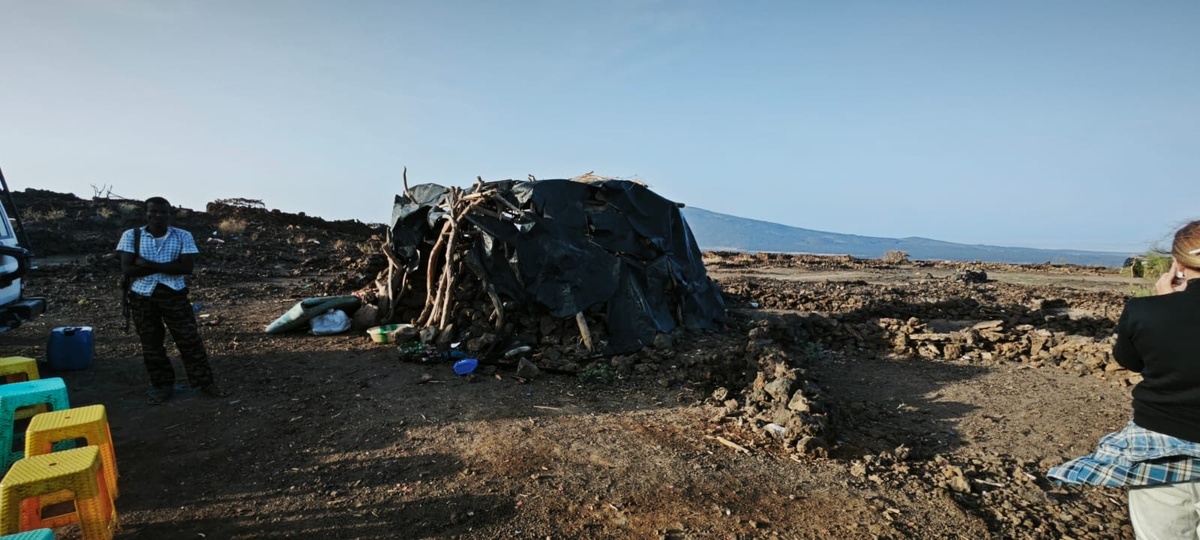 Вот такие заброшенные афарские хаты)