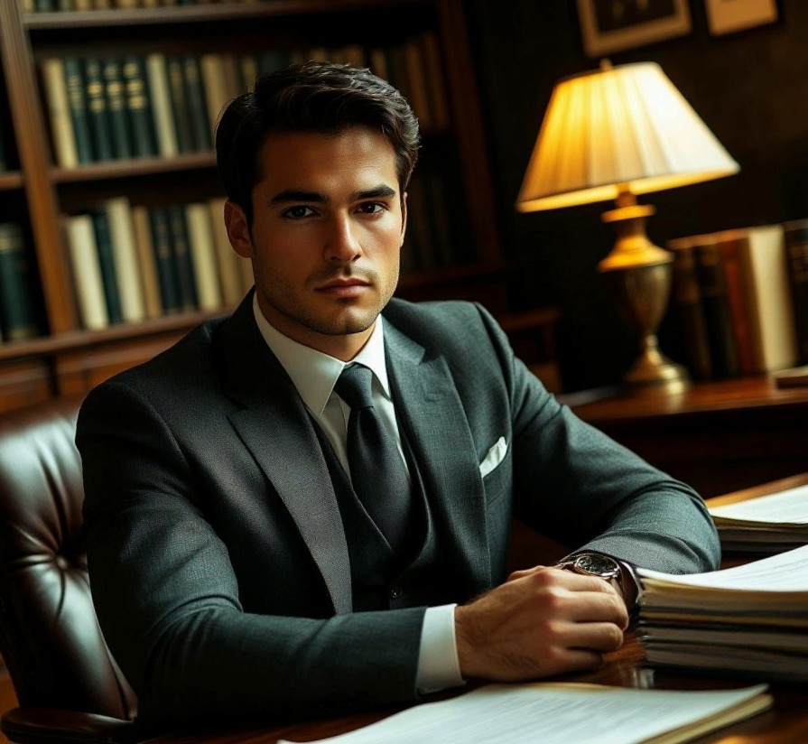 Иллюстрация работы профессионального юриста.