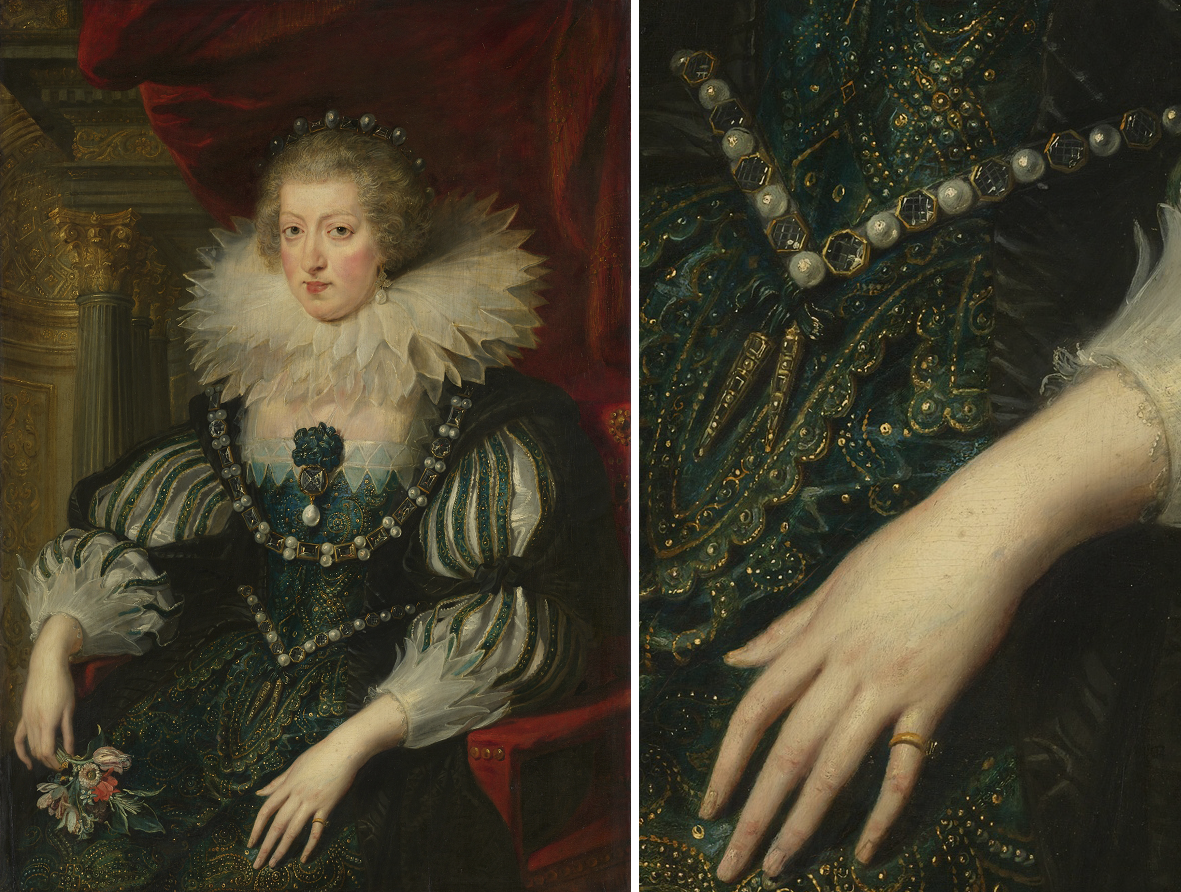 "Портрет Анны Австрийской", Питер Пауль Рубенс, 1625-26. (с) Из коллекции Боннефантенмузеума