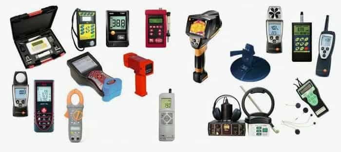 Виды контрольного и измерительного оборудования