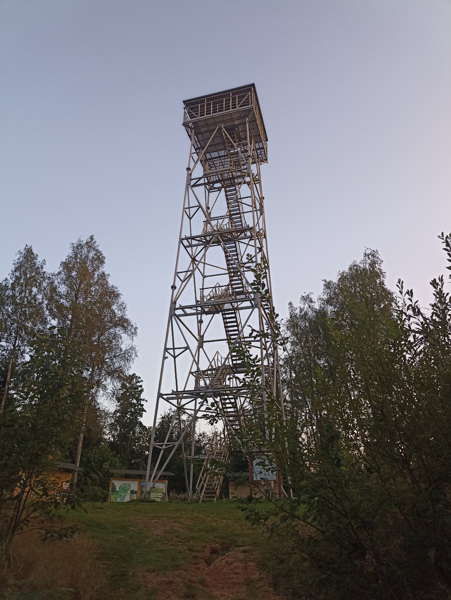 Смотровая вышка на горе Рыжоха