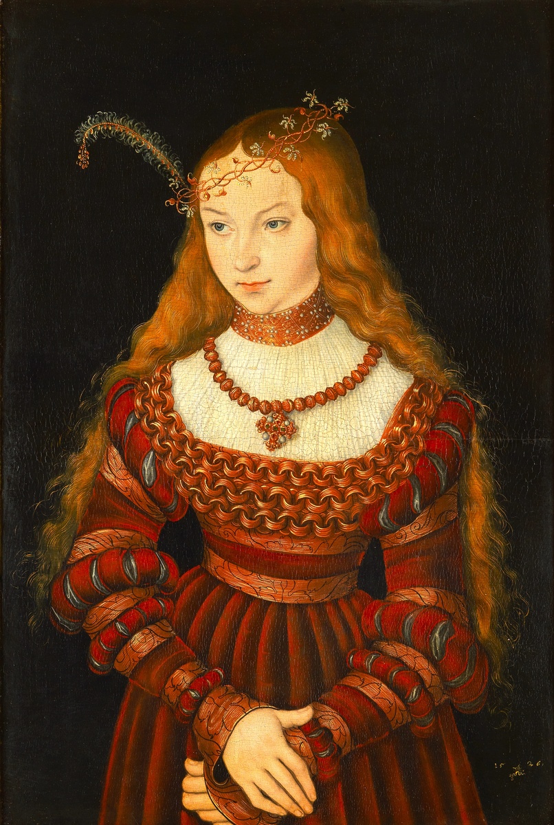 «Сибилла Клевская», старшая сестра Амалии, худ. Лукас Кранах Старший, 1526 год