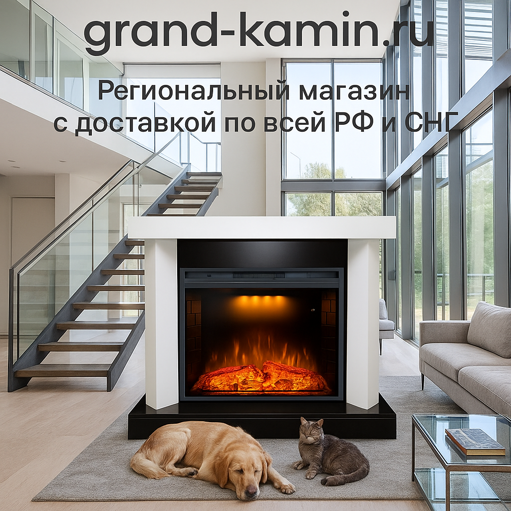    Электрический камин Vancouver (белый) + Emerald 28: как создать уют и стиль в вашем доме без лишних затрат Kamin