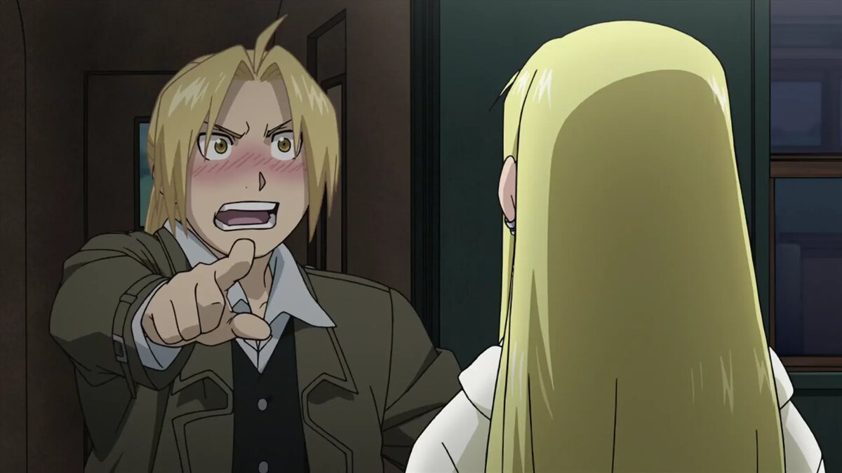 Кадр из аниме «Стальной алхимик: Братство»   📷