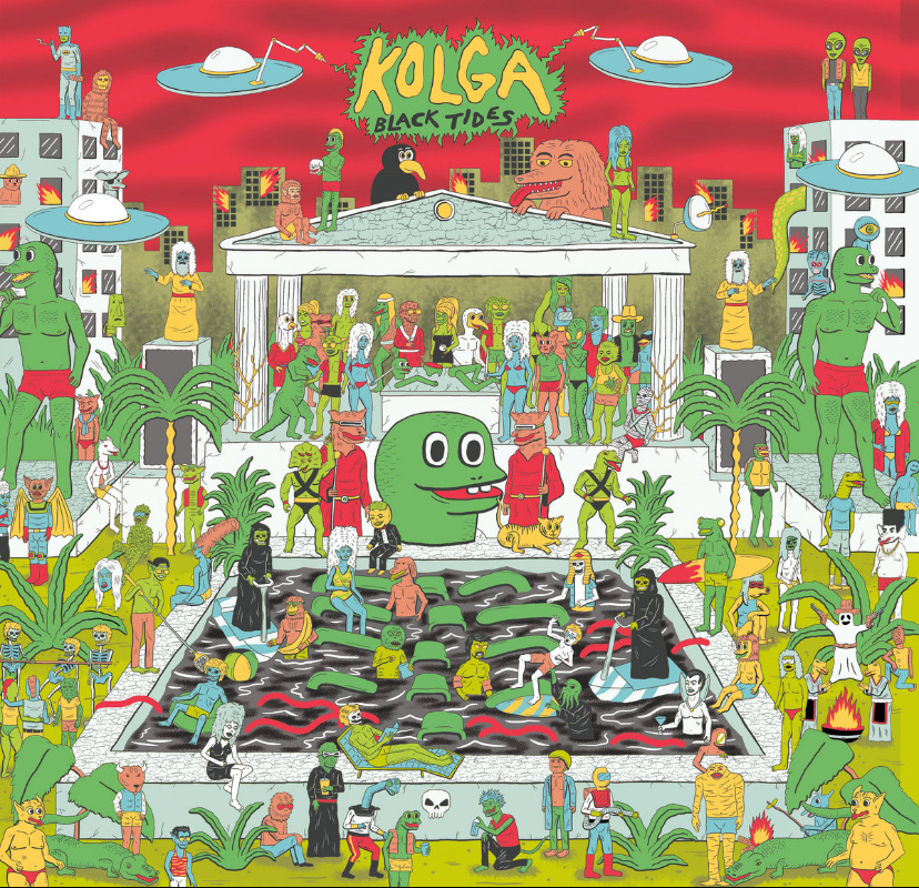Обложка альбома Kólga 2024 Black Tides