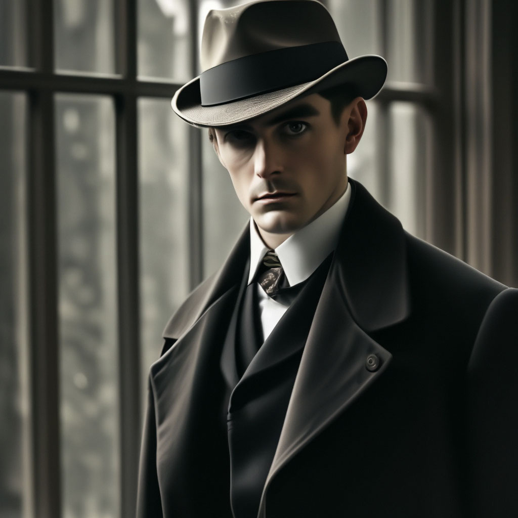 Фрэнк Алджернон Каупервуд, главный герой "Трилогии желания" Теодора Драйзера. Изображение сгенерировано с помощью нейросети YandexART  в приложении shedevrum.ai