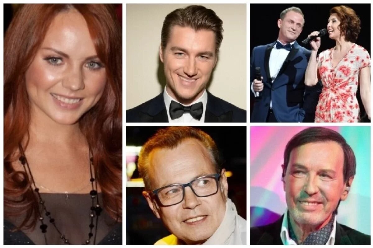    Певица МакSим, Алексей Воробьев, Владимир Левкин, Виктор Рыбин и Наталья Сенчукова, Николай Носков.