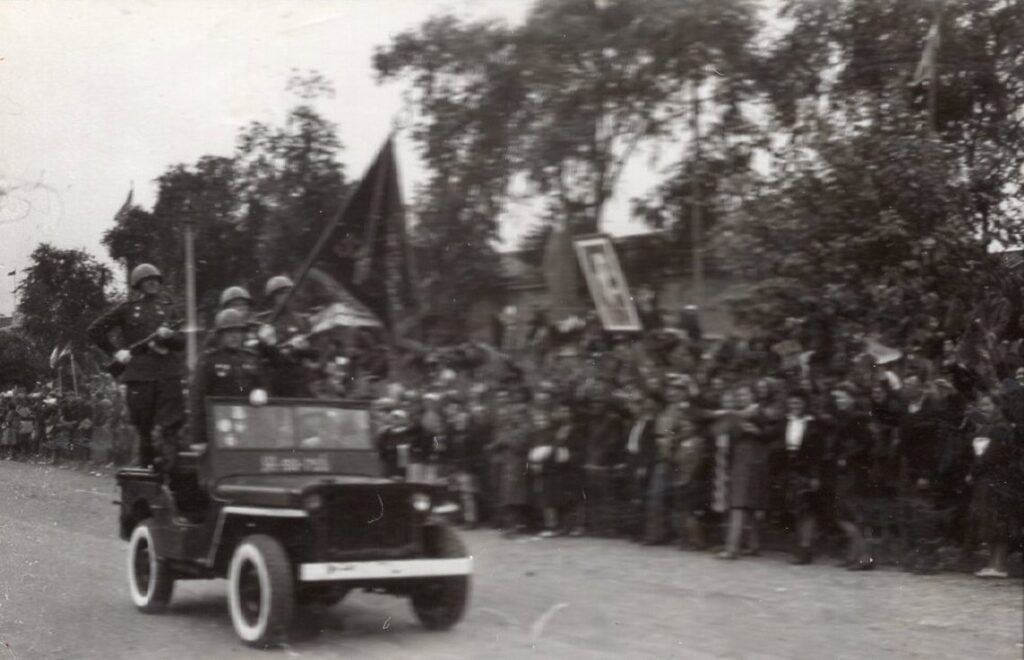 Парад Красной армии в Харбине. 16 сентября 1945 г.