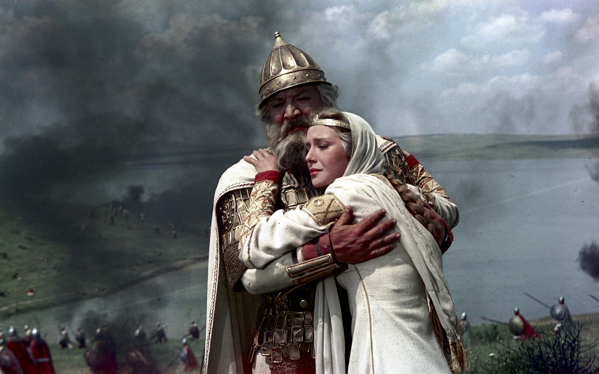 Кадр из фильма «Илья Муромец», реж. Александр Птушко, 1956