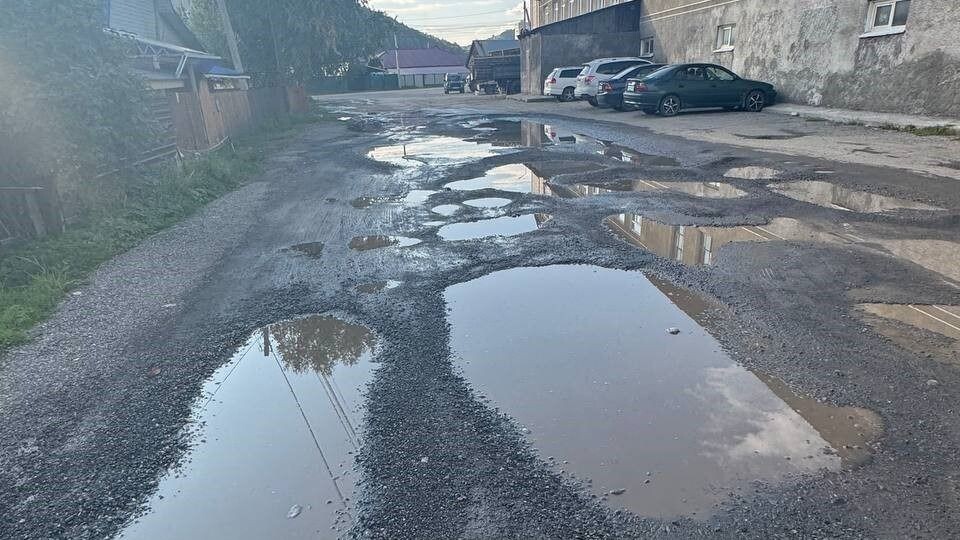    Улица Трудовая в Горно-Алтайске . Источник: предоставлено "Толку"