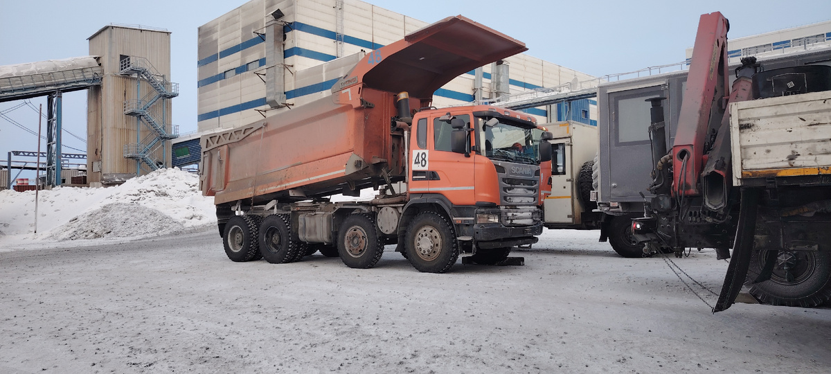 самосвал Scania 