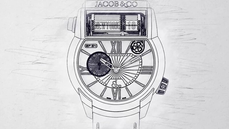     Часы фирмы Jacob & Co серии Epic SF24. Скриншот с официального сайта