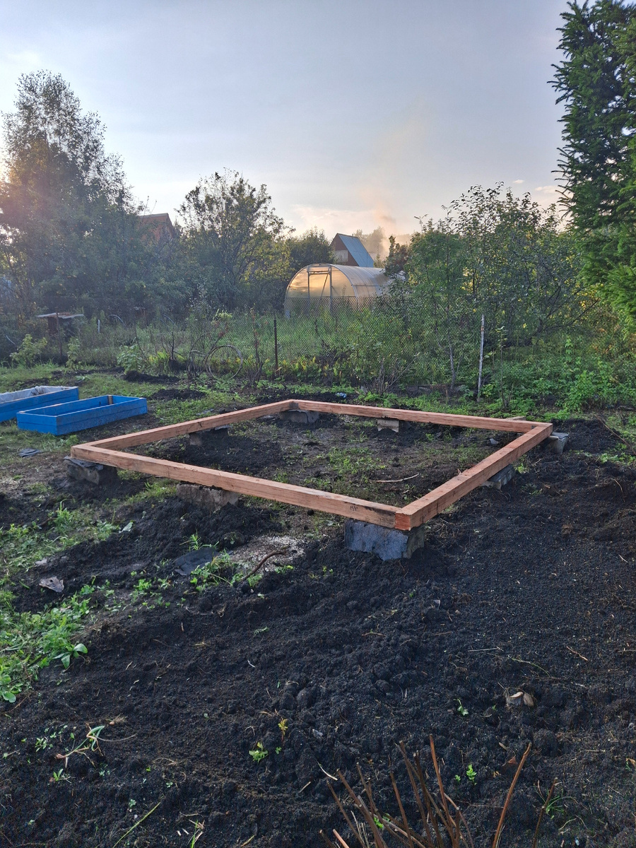 Каркас пола для беседки