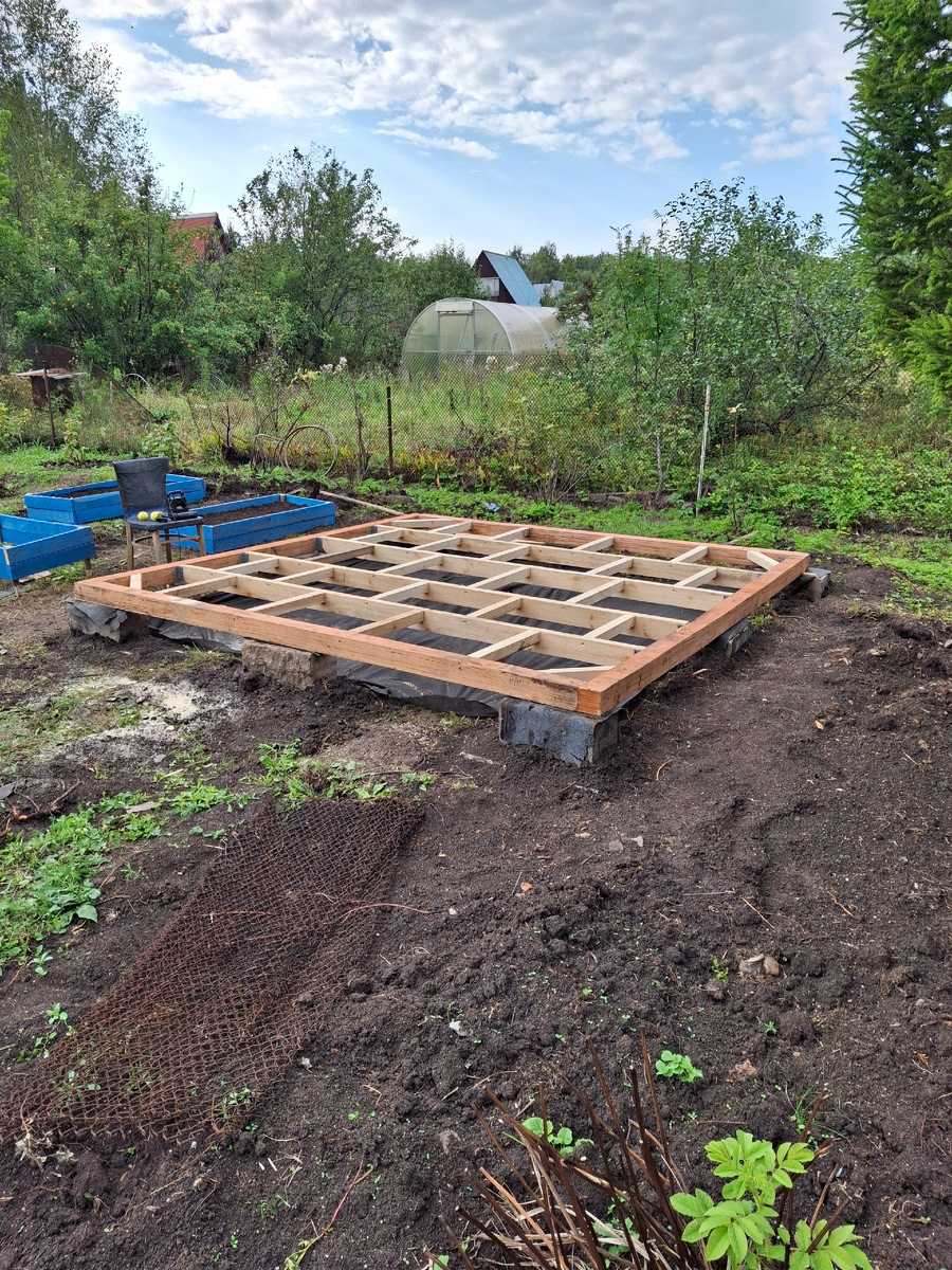 Обрешетка пола 