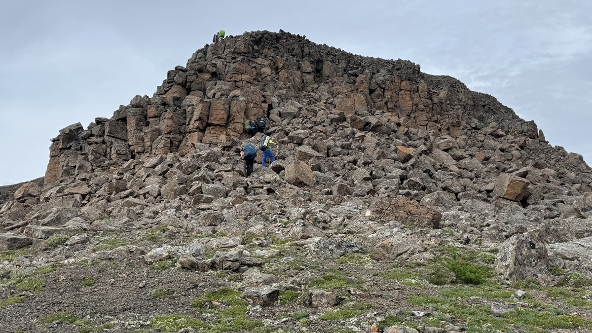 на финише подъёма