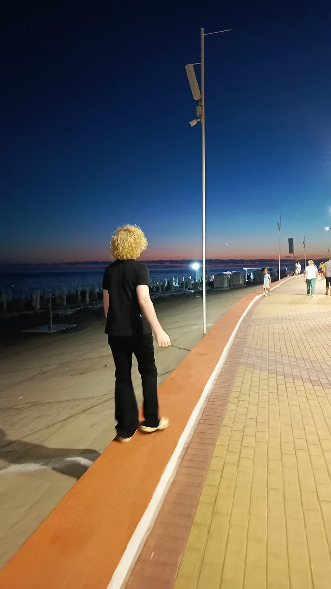 Гуляли в сторону границы с Абхазией и обратно 