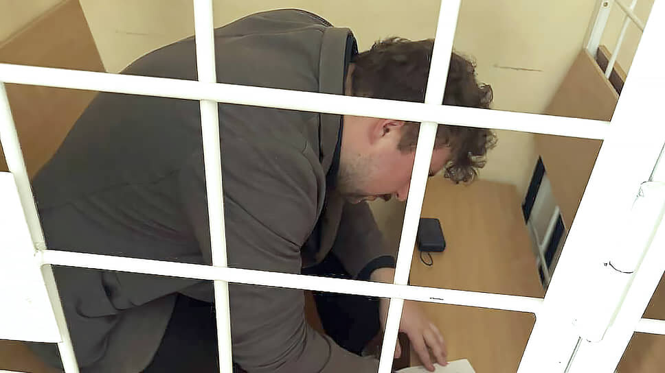 Савва Федосеев в Кировском районном суде Санкт-Петербурга.📷Фото: телеграмм-канал адвоката Алексея Калугина